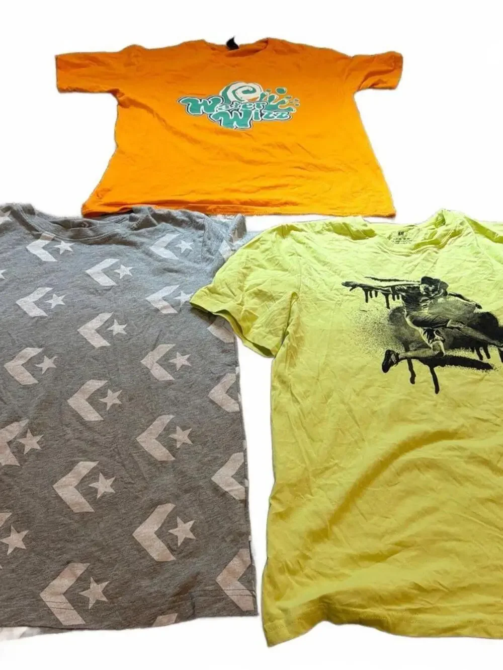 Converse H&M Gildan Boys Lot of 3 Graphic T Shirts XL